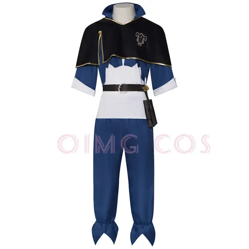 Black Clover Asta Cosplay Costume – Adult Uniform