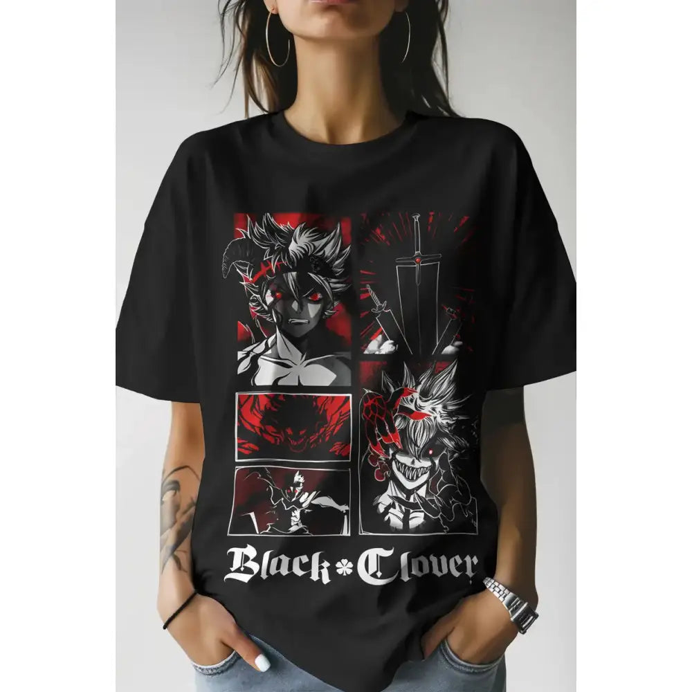 Black Clover Asta Demon T-Shirt – Anime Graphic Tee