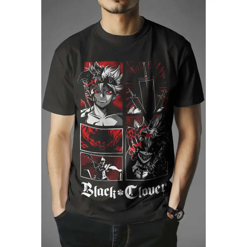 Black Clover Asta Demon T-Shirt – Anime Graphic Tee