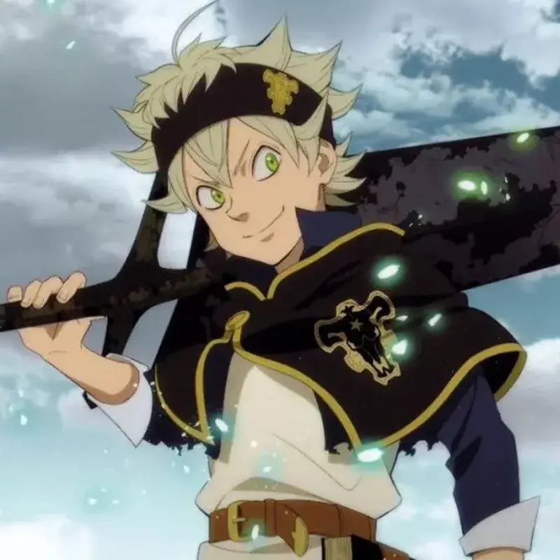 Black Clover Asta Headband – Emperor Logo Cosplay Band