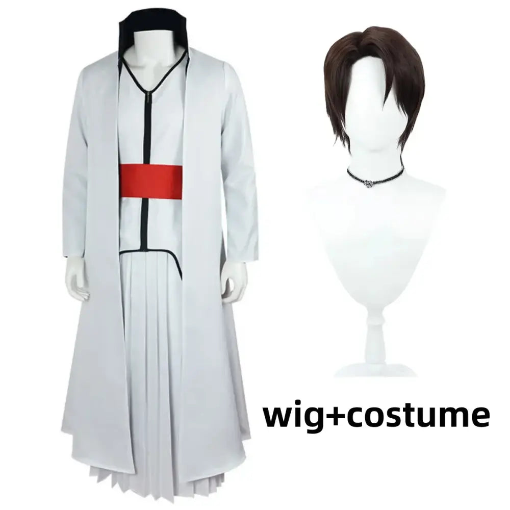 Bleach Aizen Sousuke Captain Cosplay Costume & Wig