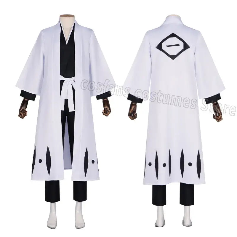 Bleach Aizen Sousuke Cosplay Wig – Captain Robe Kimono