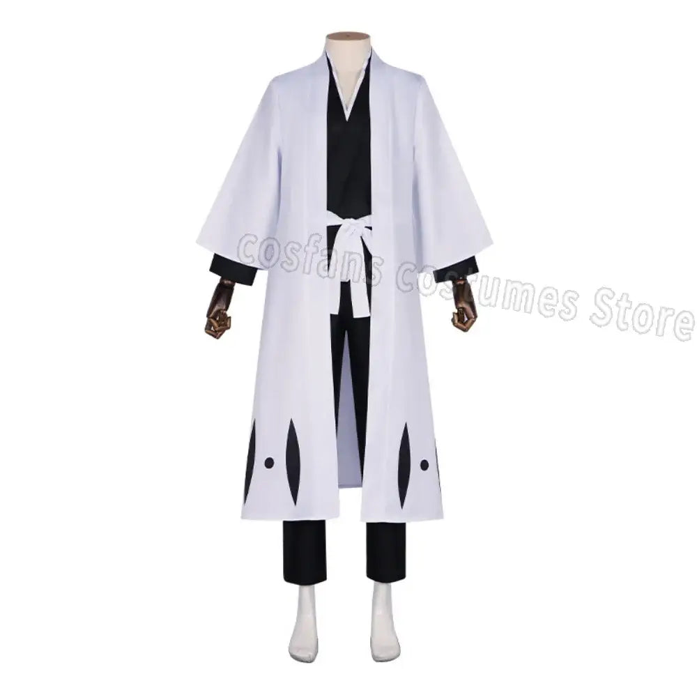 Bleach Aizen Sousuke Cosplay Wig – Captain Robe Kimono