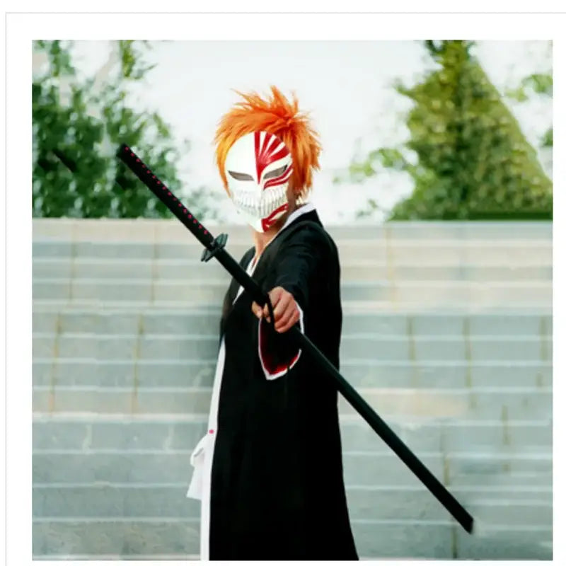 Bleach Ichigo Kurosaki Cosplay Costume Set – Mask Included