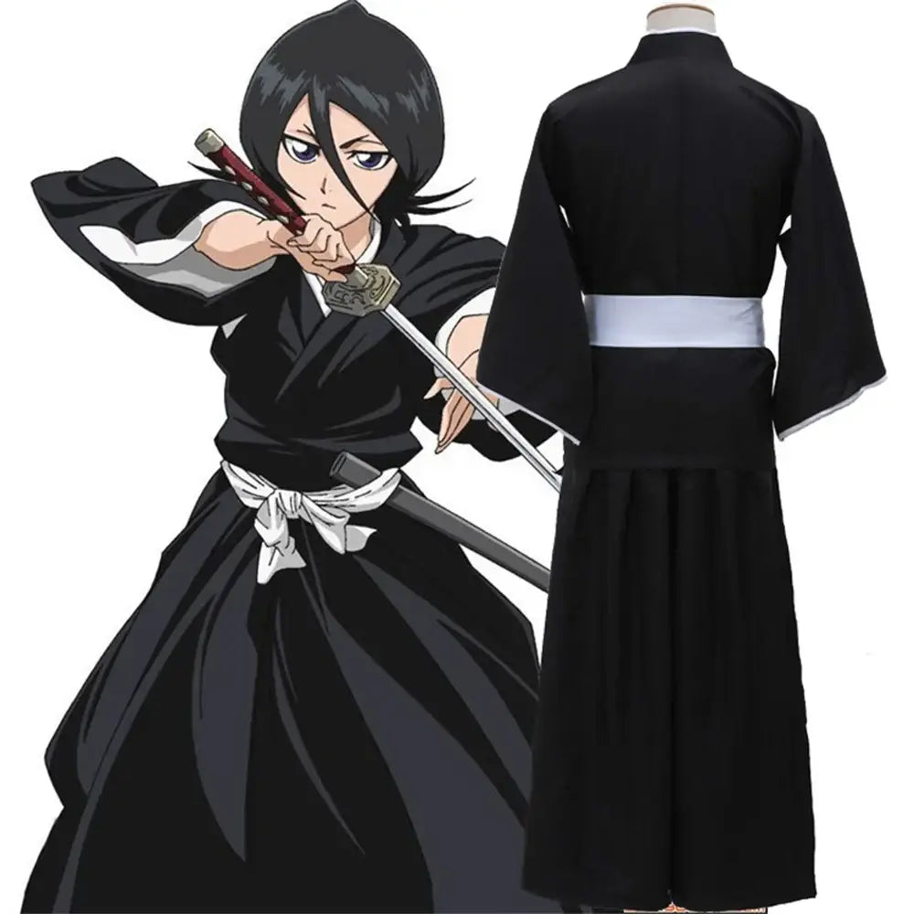 Bleach Rukia Shinigami Cosplay Wig Set – Anime Costume
