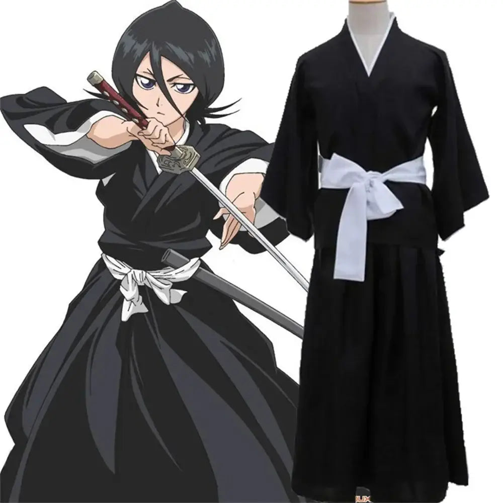 Bleach Rukia Shinigami Cosplay Wig Set – Anime Costume
