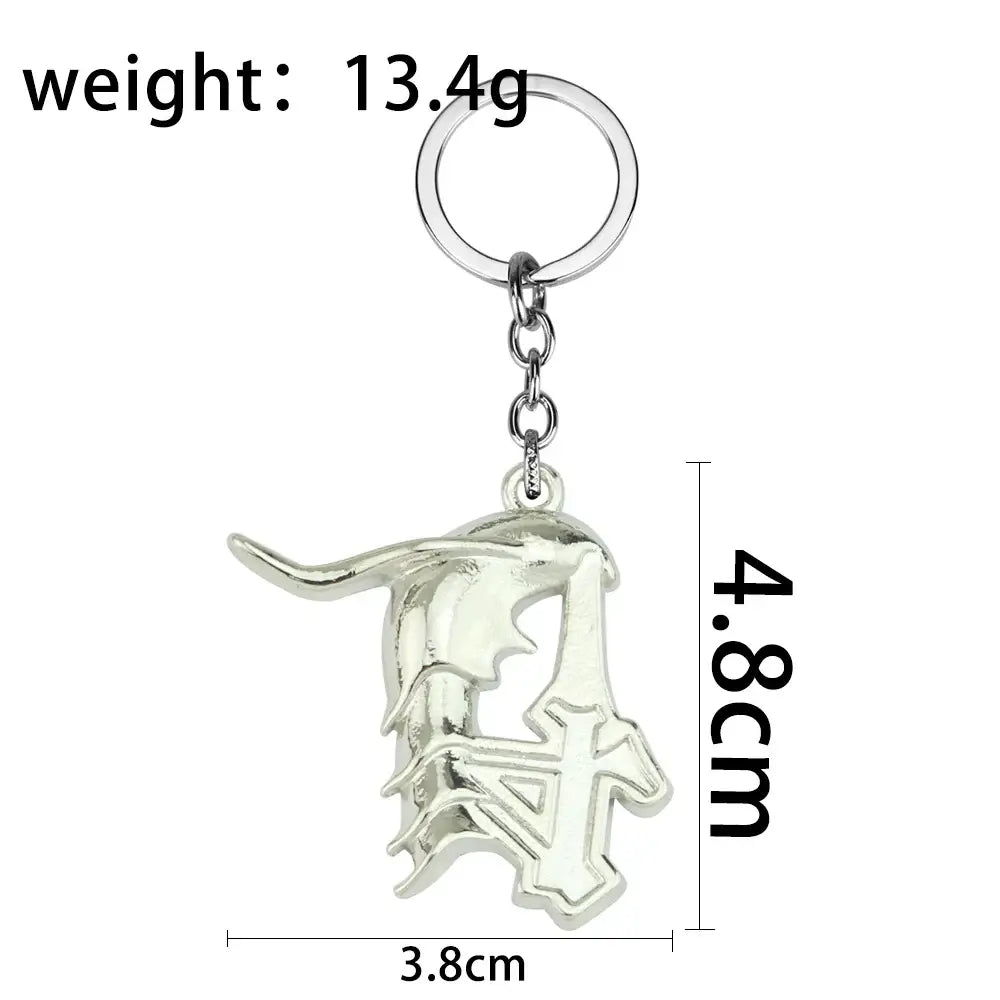 Bleach Ulquiorra Cifer Mask Keychain – Metal Pendant