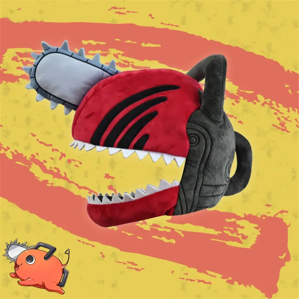 Chainsaw Man Denji Pochita Plush Hat – Adult Unisex Cap