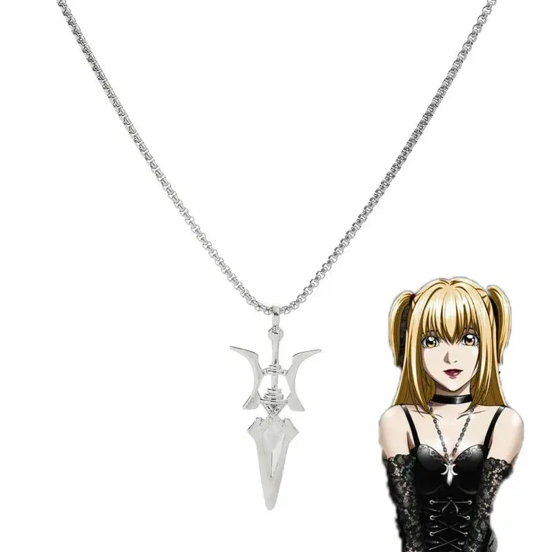 Death Note Misa Amane Halberd Pendant Necklace – Cosplay Jewelry