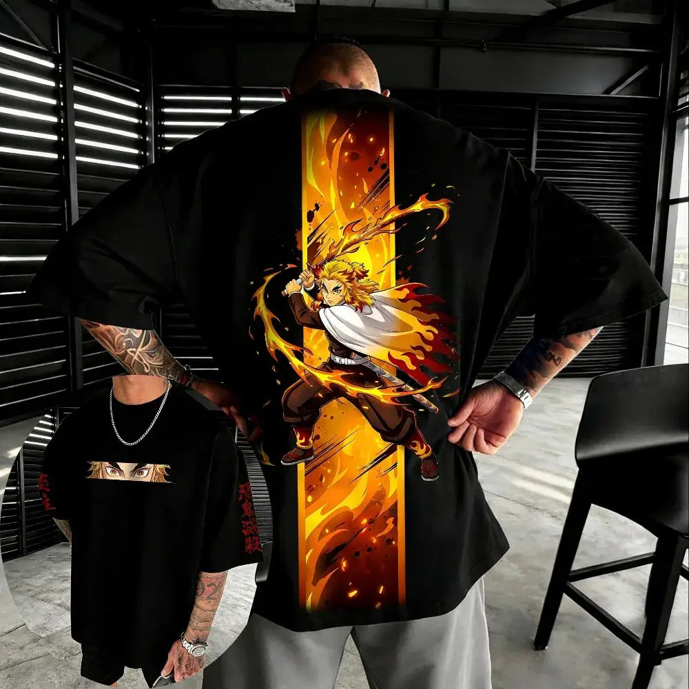 Demon Slayer Kochou Shinobu Oversized T-Shirt – Cotton