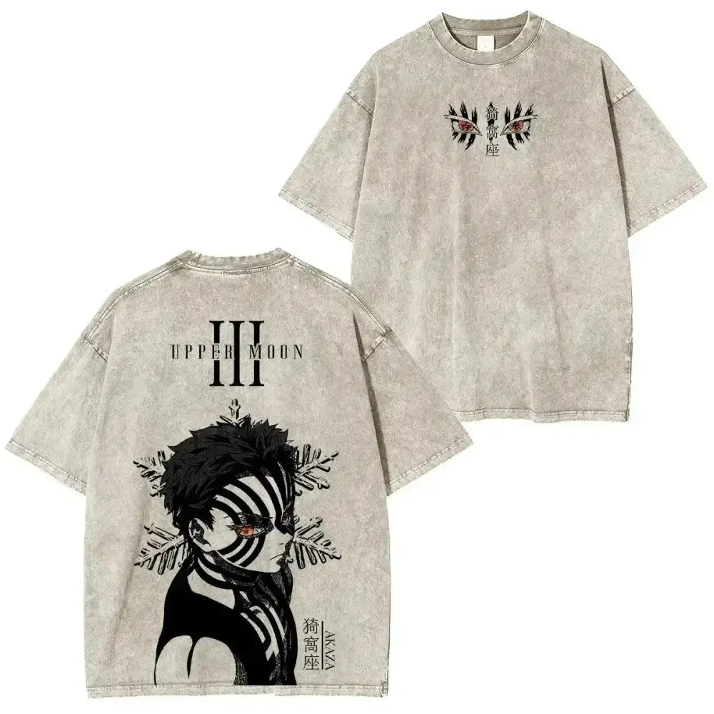 Demon Slayer Tanjiro Oversized T-Shirt – Vintage Washed