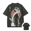 Demon Slayer Zenitsu Agatsuma Retro Washed T-Shirt – 90s Street Style