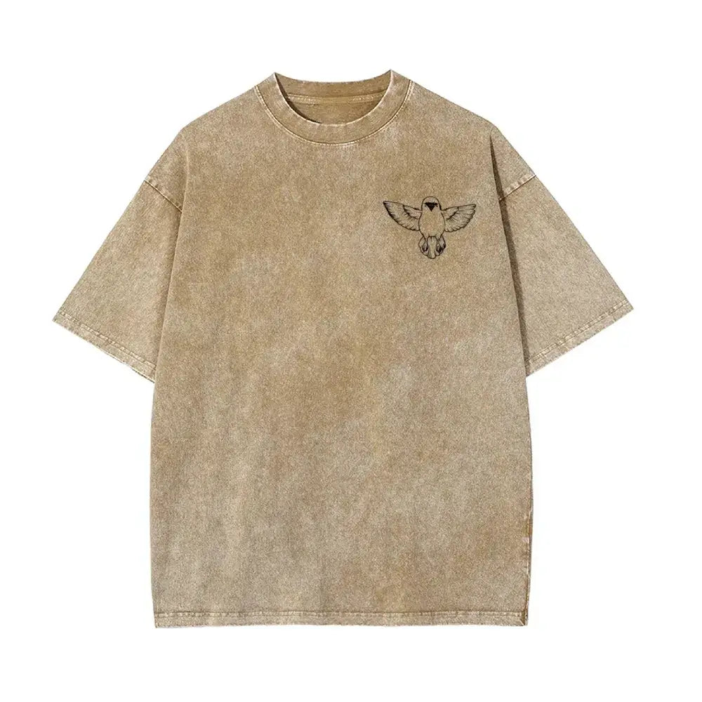 Demon Slayer Zenitsu Agatsuma Retro Washed T-Shirt – 90s Street Style