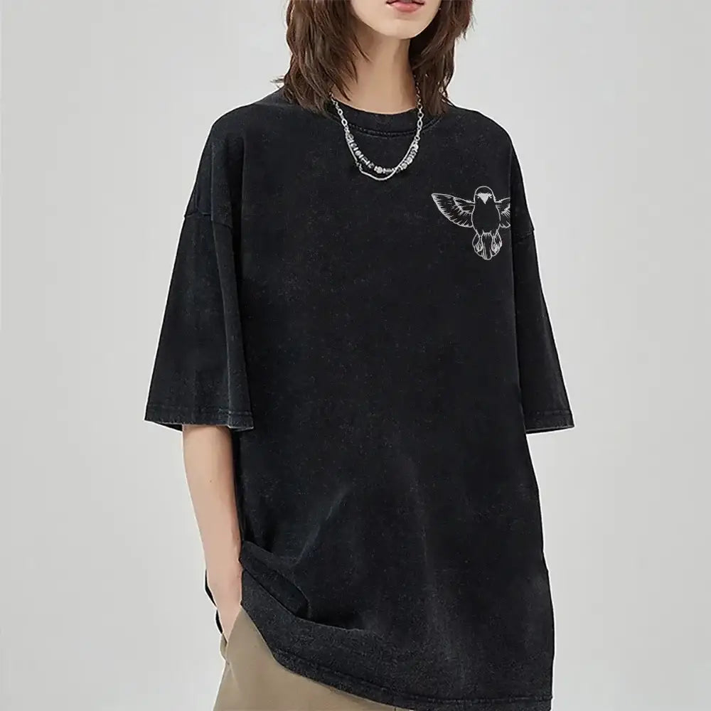 Demon Slayer Zenitsu Agatsuma Retro Washed T-Shirt – 90s Street Style