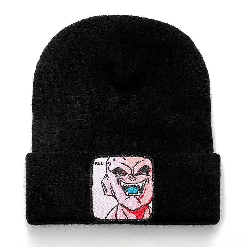 Dragon Ball Buu & Frieza Beanie – Embroidered Knit Hat