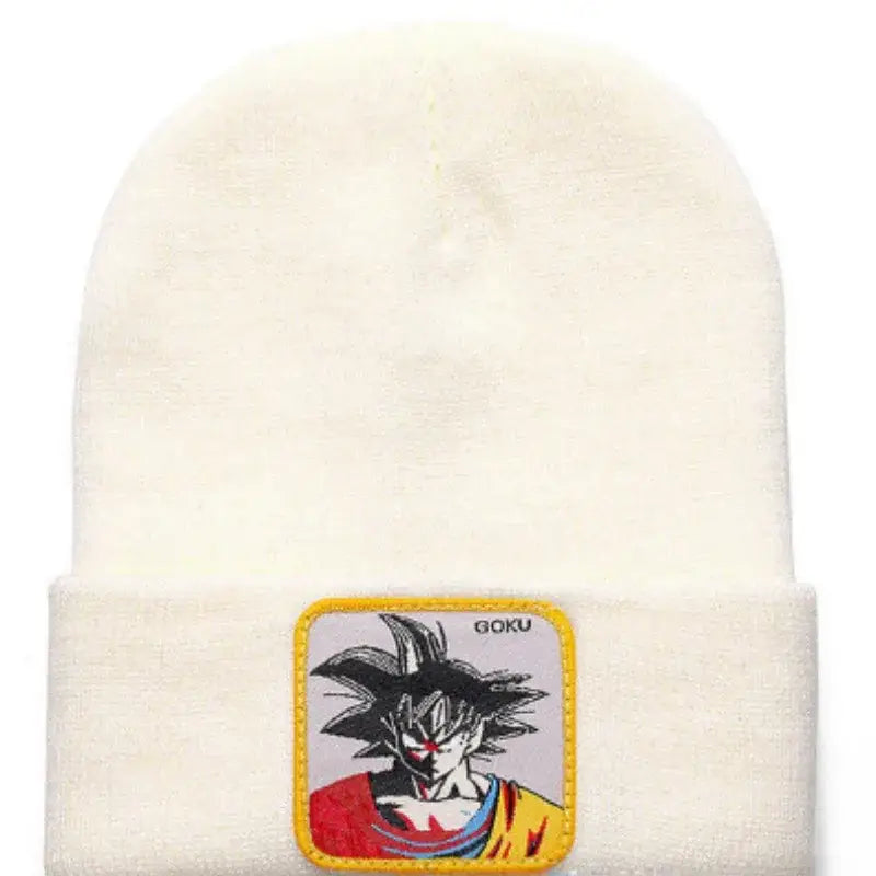 Dragon Ball Buu & Frieza Beanie – Embroidered Knit Hat