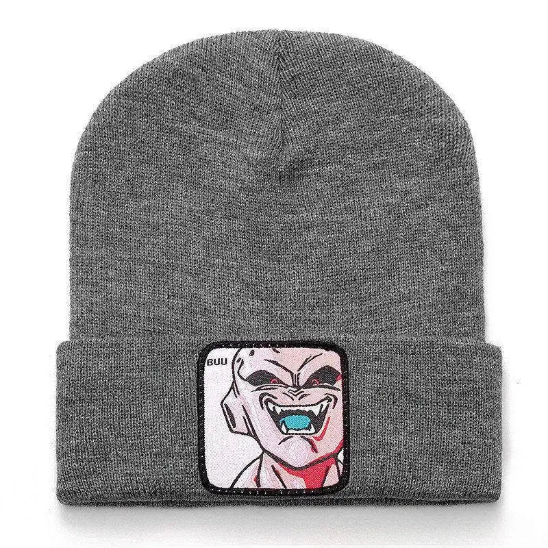 Dragon Ball Buu & Frieza Beanie – Embroidered Knit Hat