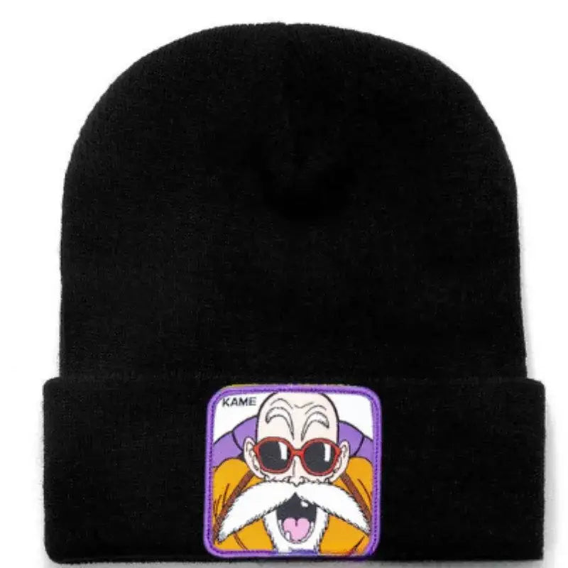 Dragon Ball Buu & Frieza Beanie – Embroidered Knit Hat