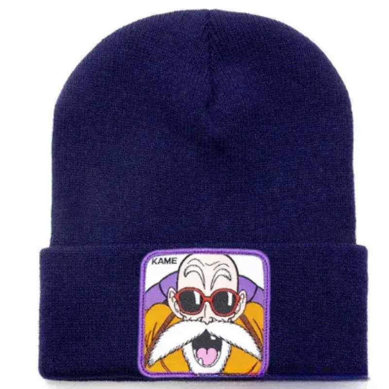 Dragon Ball Buu & Frieza Beanie – Embroidered Knit Hat
