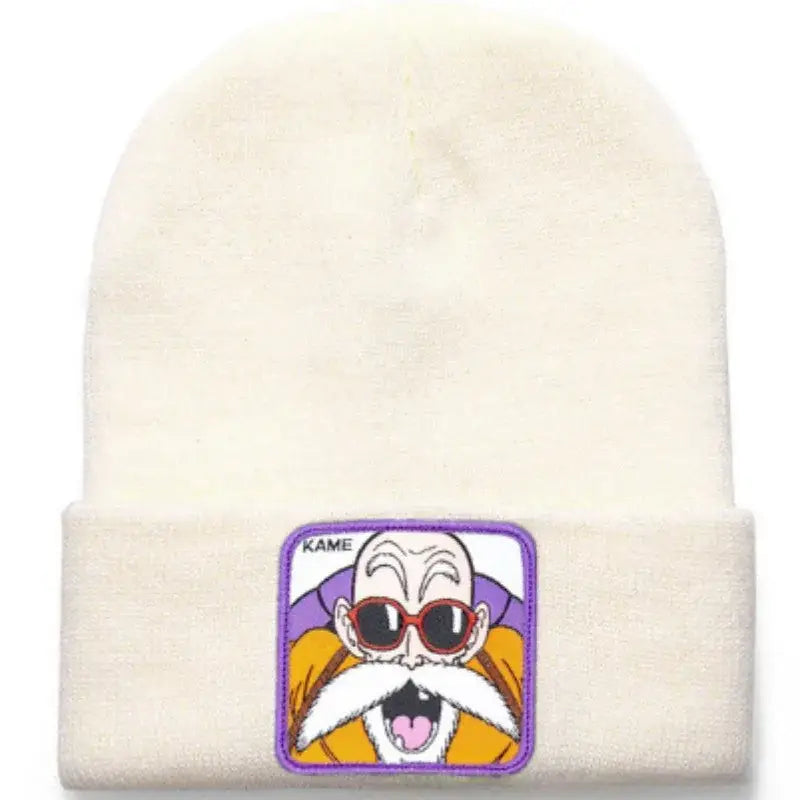 Dragon Ball Buu & Frieza Beanie – Embroidered Knit Hat