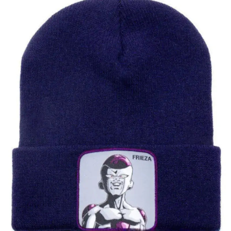 Dragon Ball Buu & Frieza Beanie – Embroidered Knit Hat