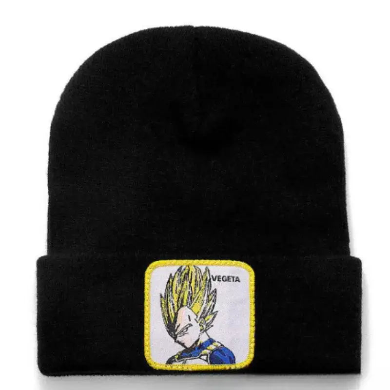 Dragon Ball Buu & Frieza Beanie – Embroidered Knit Hat