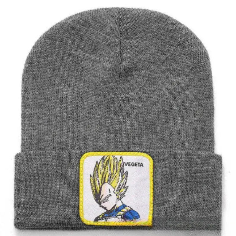 Dragon Ball Buu & Frieza Beanie – Embroidered Knit Hat