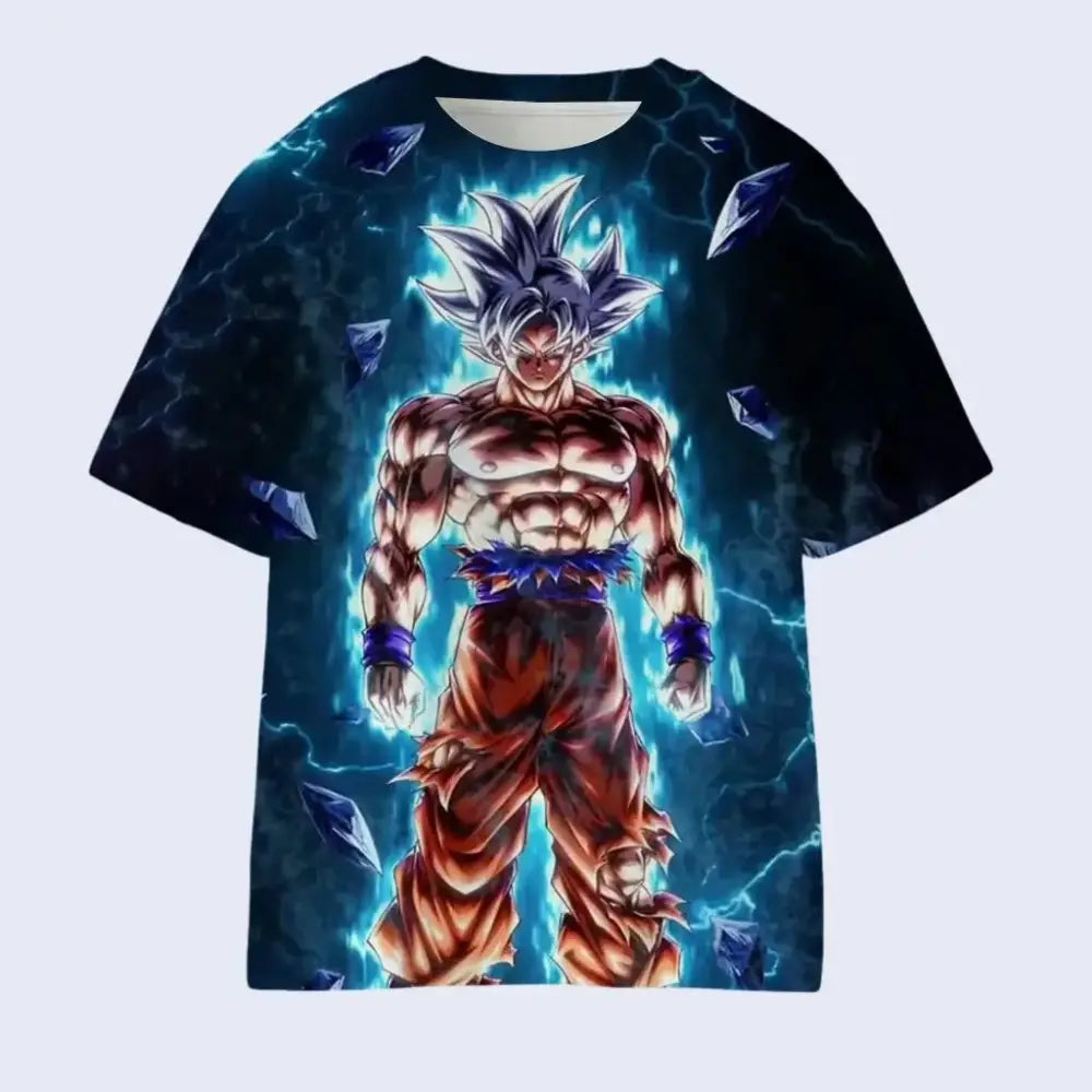 Dragon Ball Goku 3D Printed T-Shirt – Y2K Style Unisex