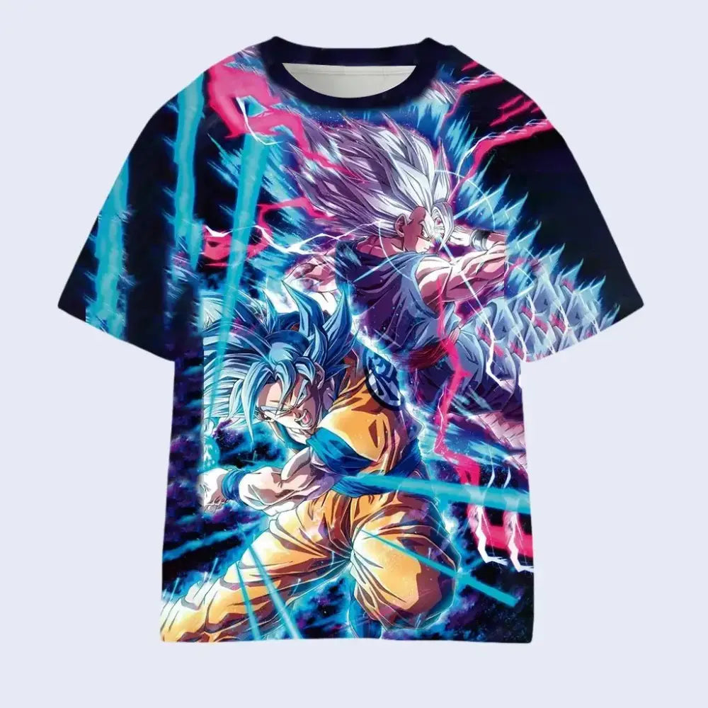 Dragon Ball Goku 3D Printed T-Shirt – Y2K Style Unisex