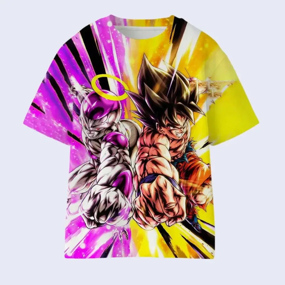 Dragon Ball Goku 3D Printed T-Shirt – Y2K Style Unisex