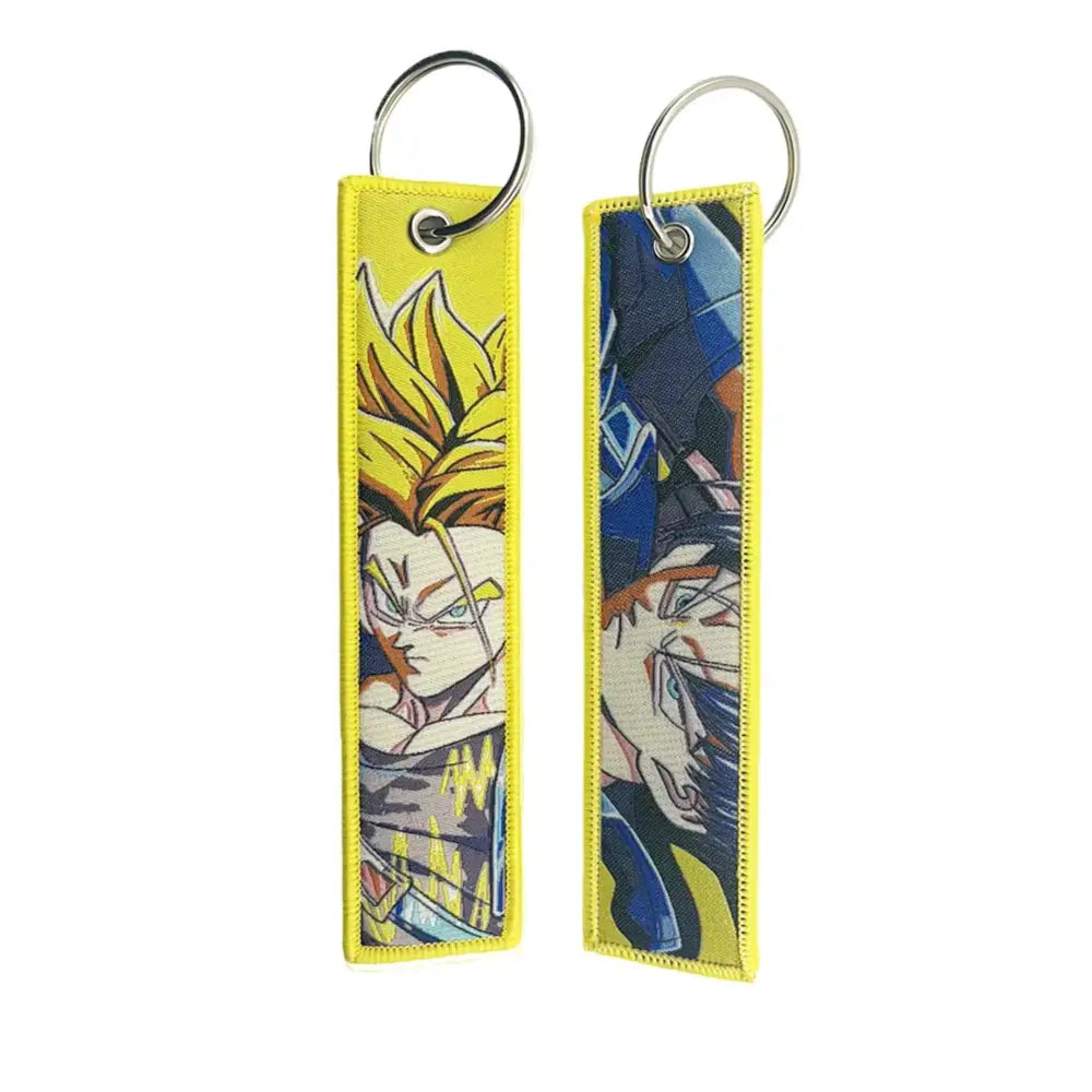 Dragon Ball Goku Embroidery Lanyard – Keychain Holder