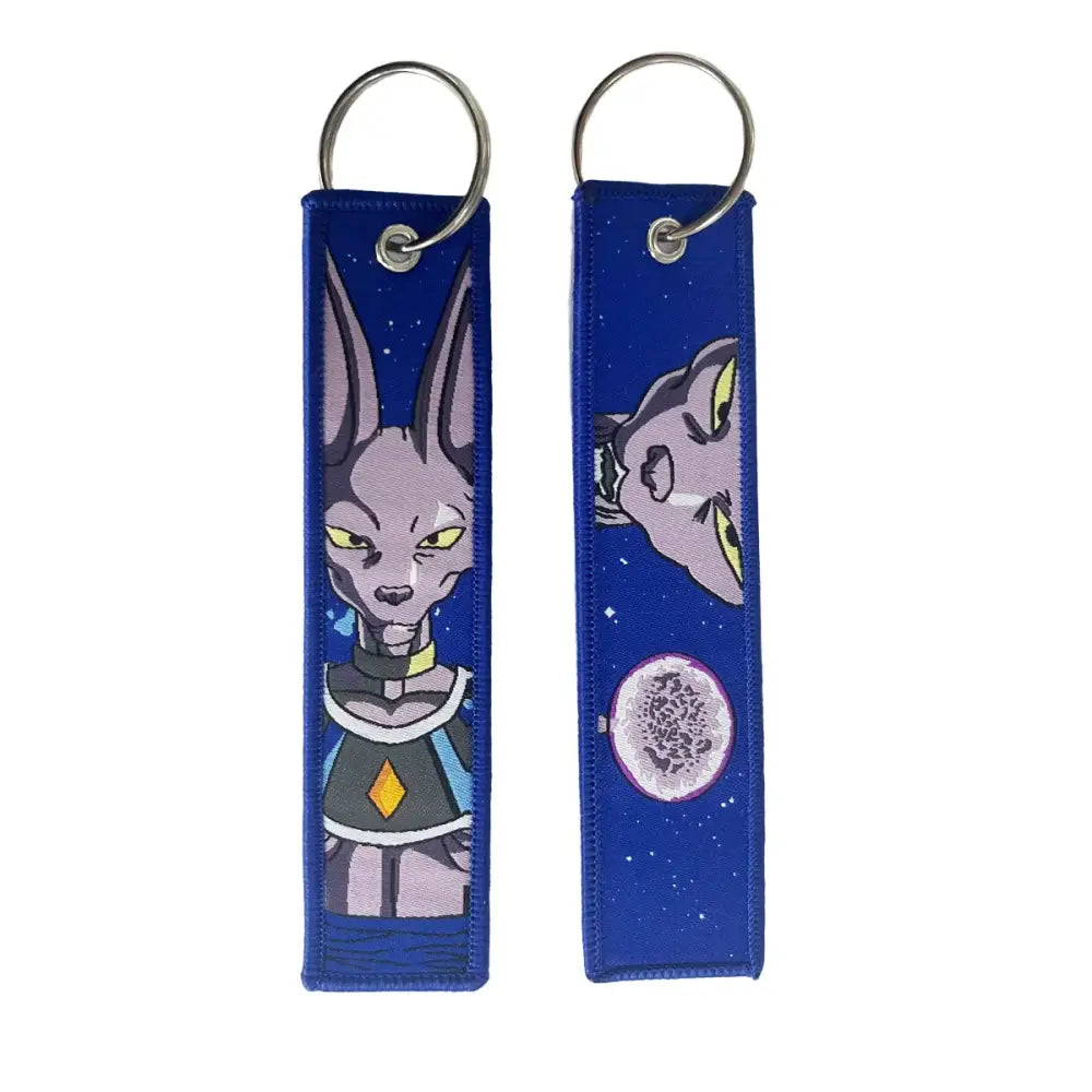 Dragon Ball Goku Embroidery Lanyard – Keychain Holder