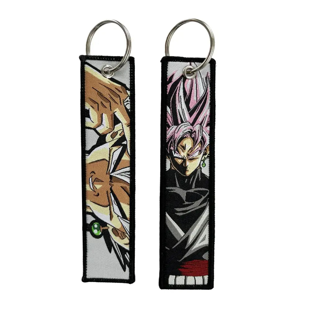 Dragon Ball Goku Embroidery Lanyard – Keychain Holder