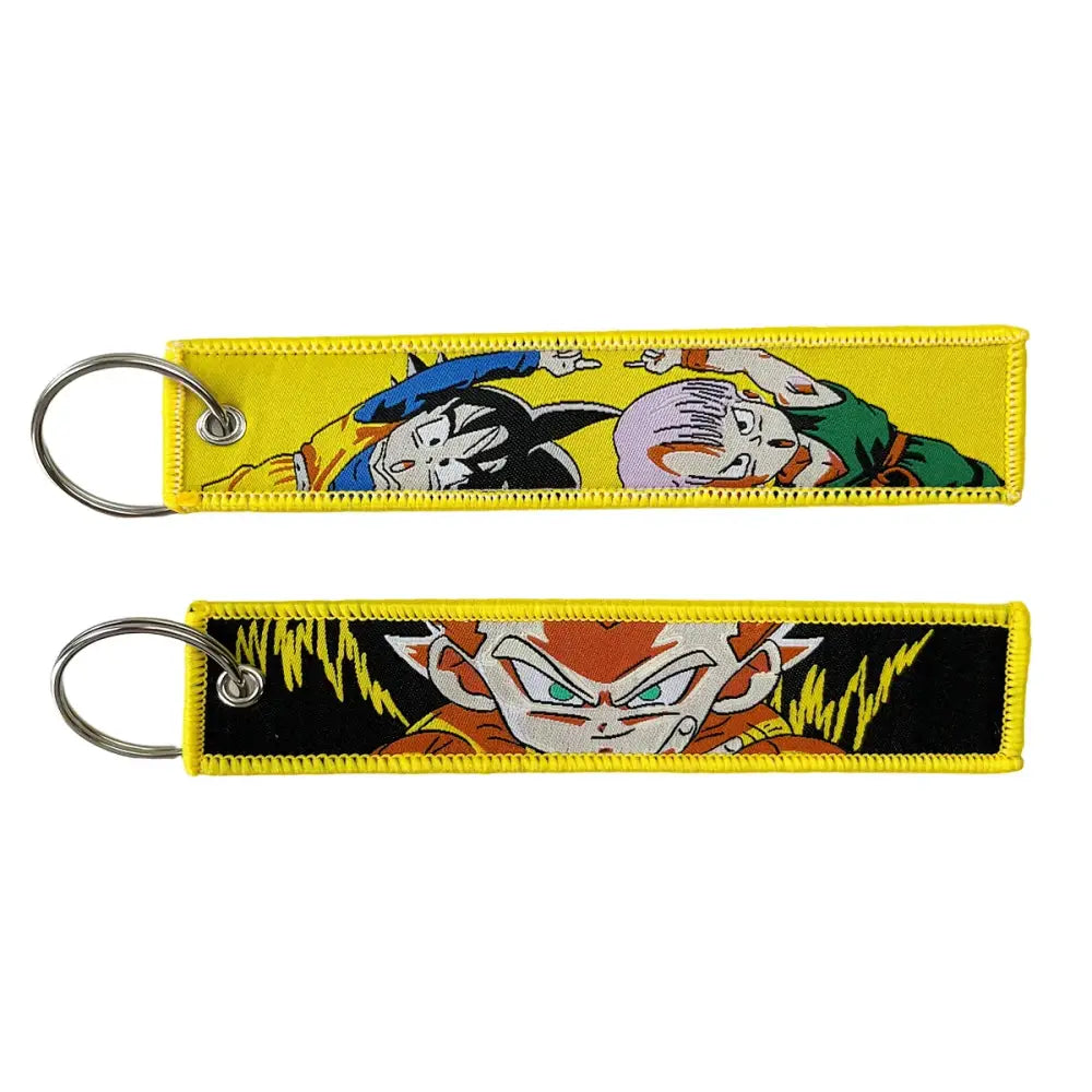 Dragon Ball Goku Embroidery Lanyard – Keychain Holder