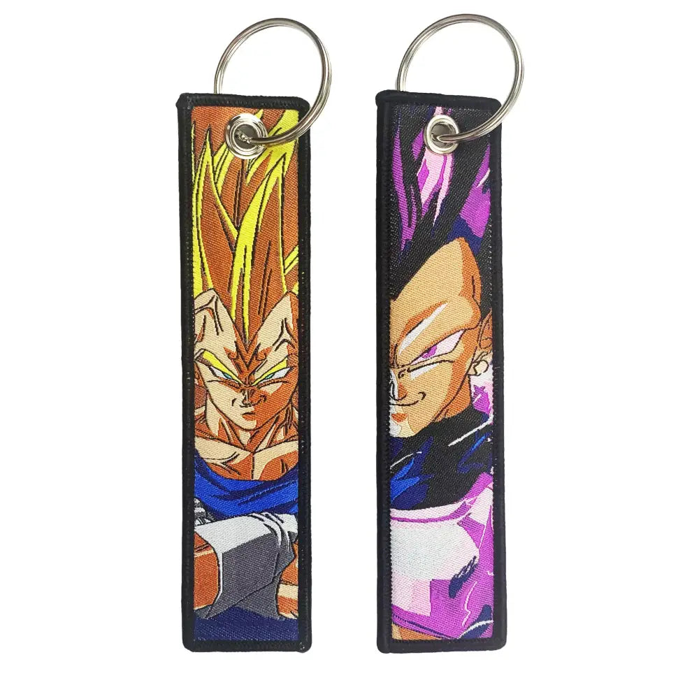 Dragon Ball Goku Embroidery Lanyard – Keychain Holder