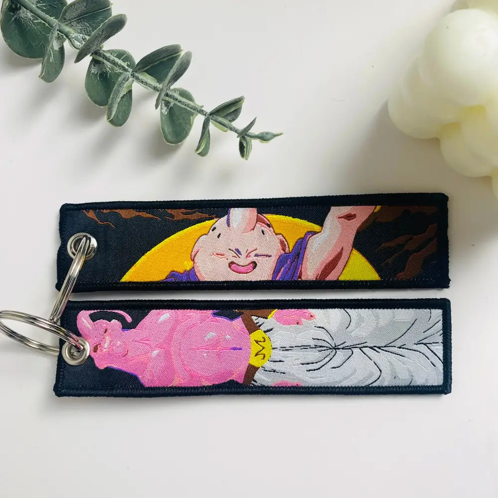 Dragon Ball Goku Embroidery Lanyard – Keychain Holder