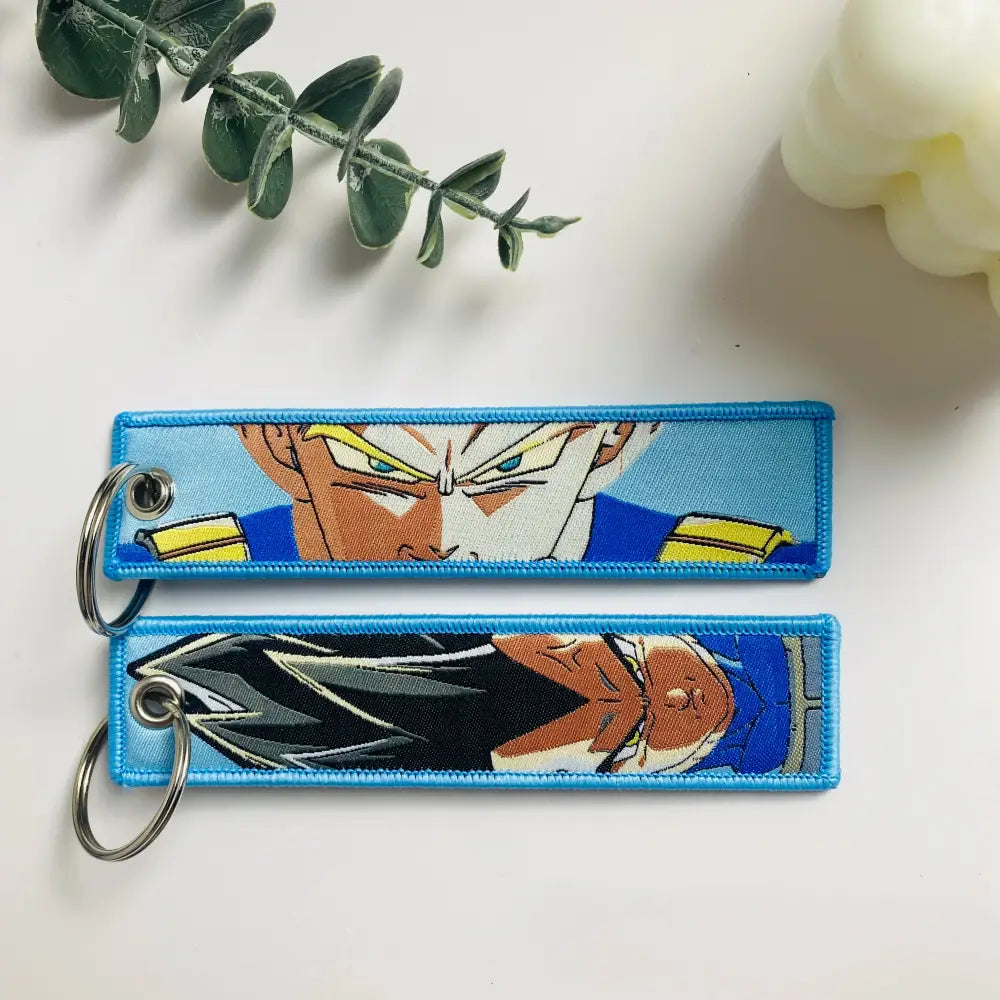 Dragon Ball Goku Embroidery Lanyard – Keychain Holder