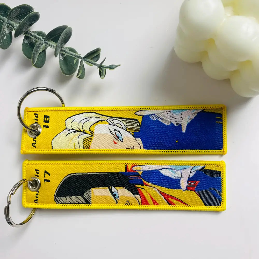 Dragon Ball Goku Embroidery Lanyard – Keychain Holder
