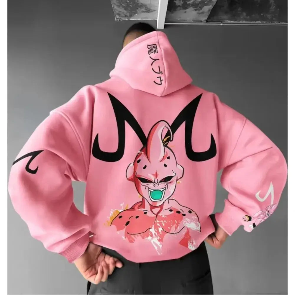 Dragon Ball Majin Buu Hoodie Sweater – Long Sleeve