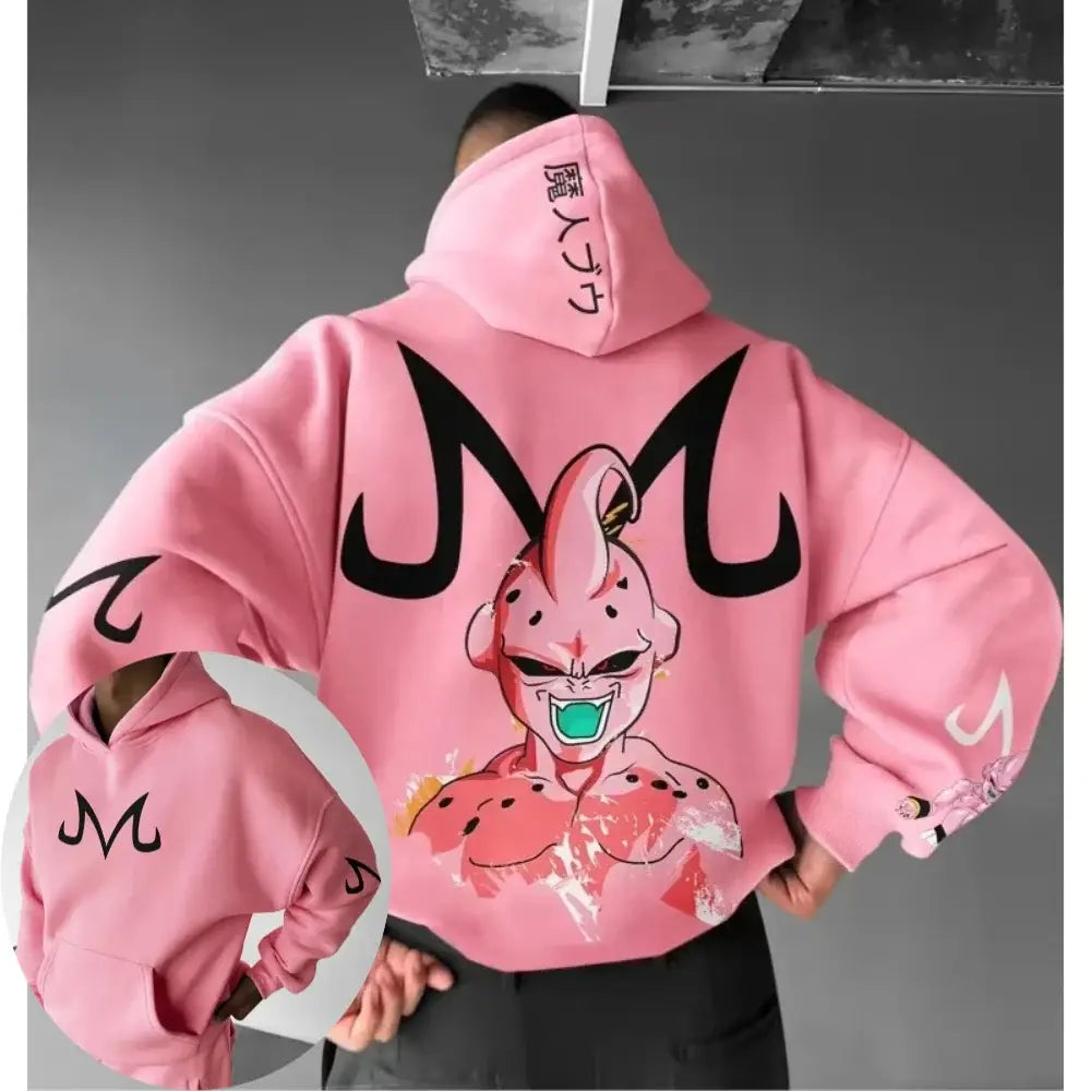 Dragon Ball Majin Buu Hoodie Sweater – Long Sleeve