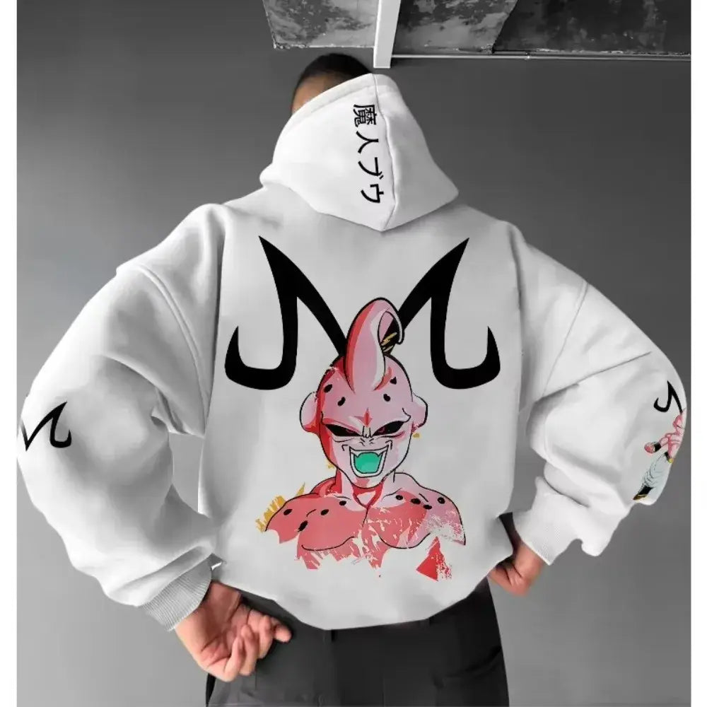 Dragon Ball Majin Buu Hoodie Sweater – Long Sleeve
