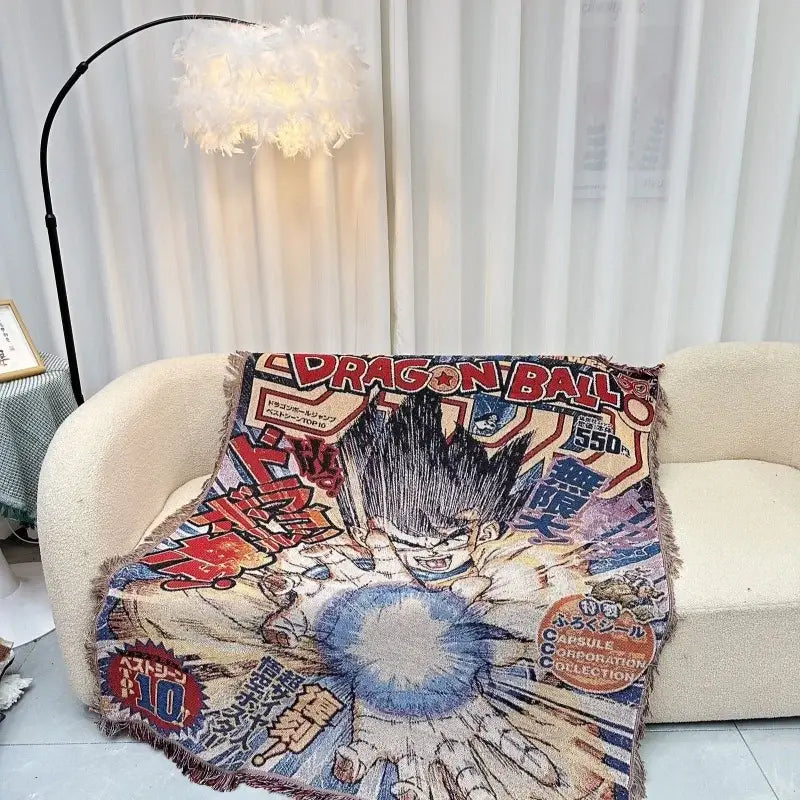 Dragon Ball One Piece Textile Blanket – Cotton Thread