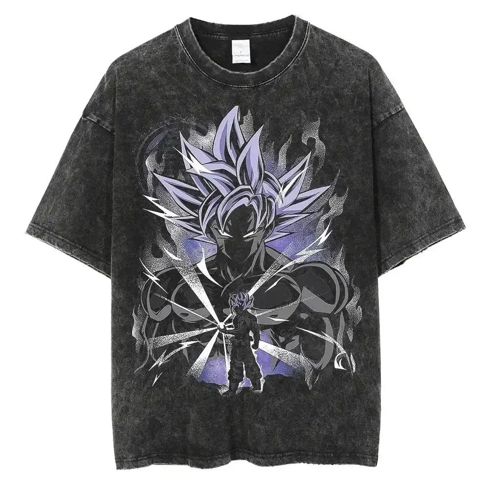 Dragon Ball Z Vegeta Vintage Wash T-Shirt – Loose Fit
