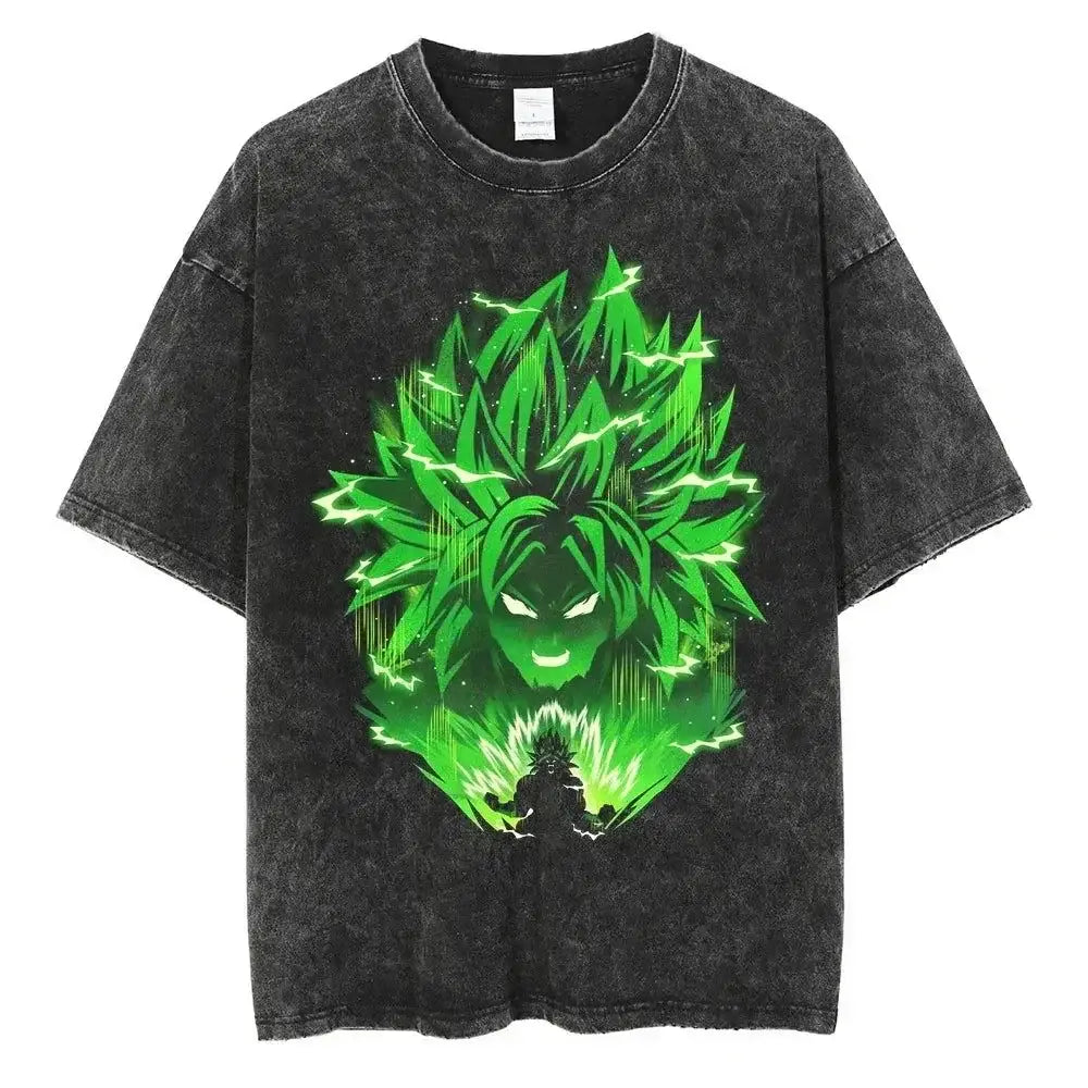 Dragon Ball Z Vegeta Vintage Wash T-Shirt – Loose Fit