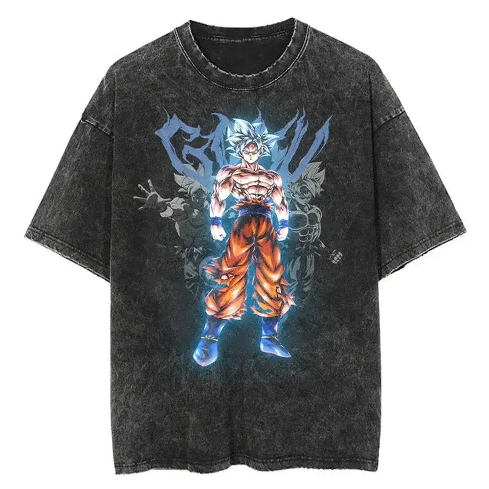 Dragon Ball Z Vegeta Vintage Wash T-Shirt – Loose Fit