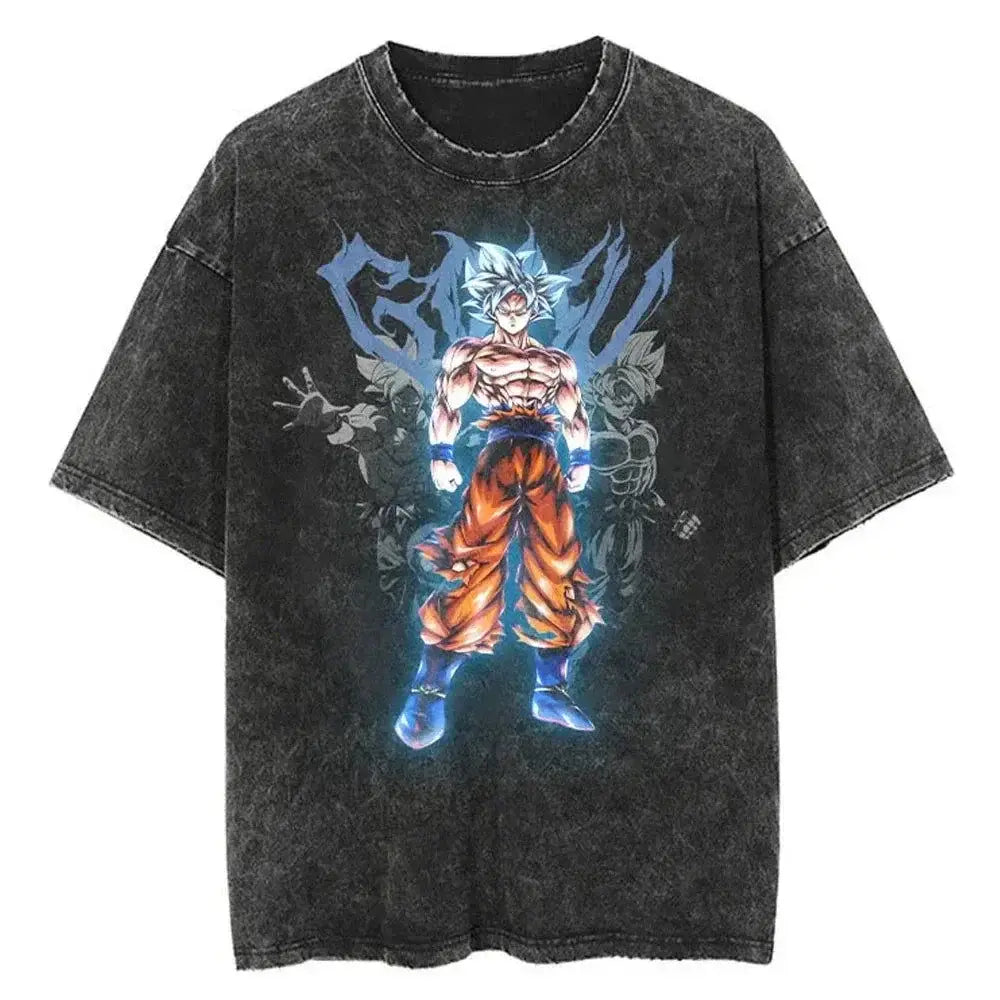 Dragon Ball Z Vegeta Vintage Wash T-Shirt – Loose Fit