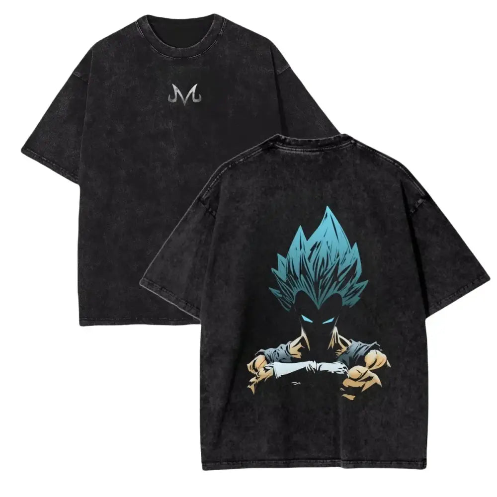 Dragon Ball Z Vegeta Vintage Wash T-Shirt – Loose Fit