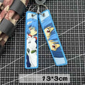 Evangelion Keychain Embroidered Key Tag – Backpack Charm