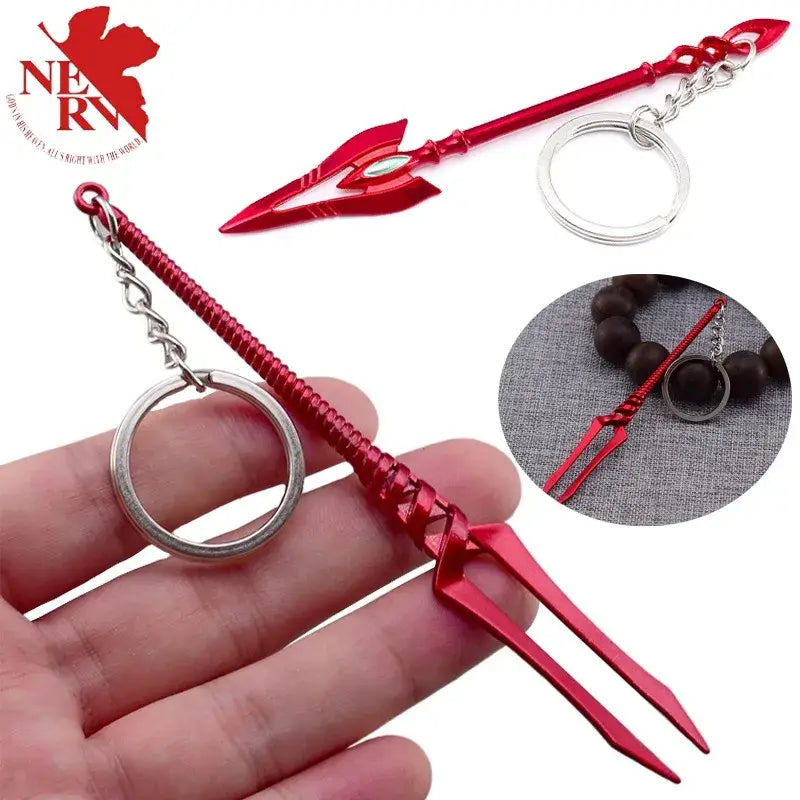 Evangelion Spear Of Longinus Keychain – 12cm Pendant