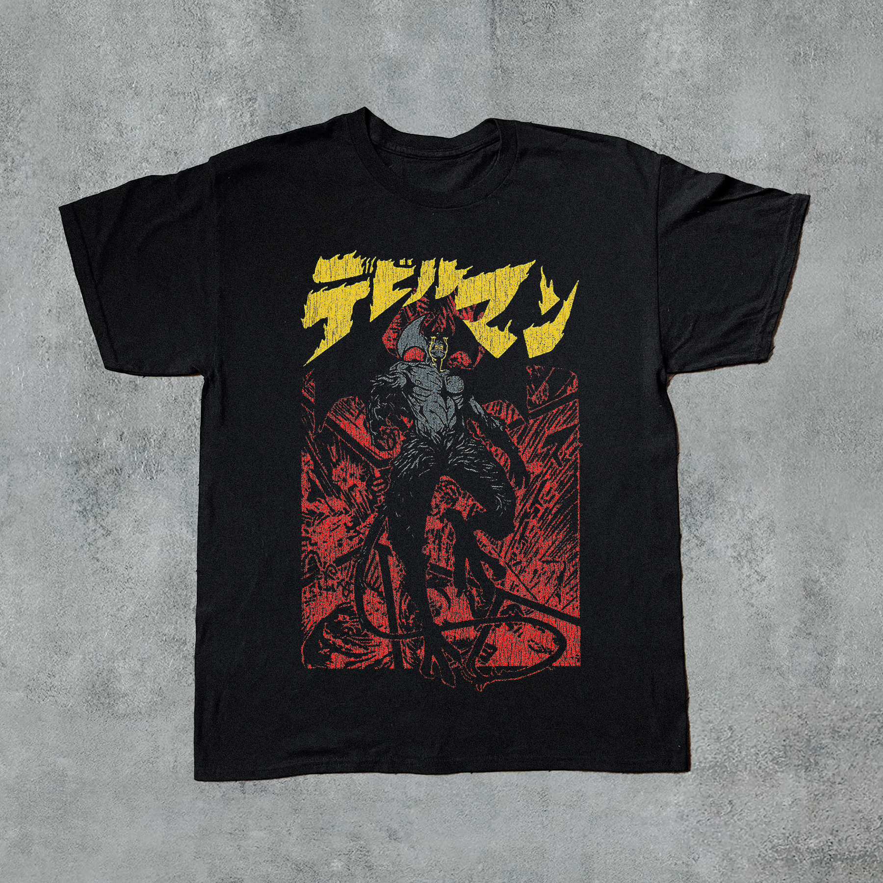 90'S Devilman Anime Black T-Shirt